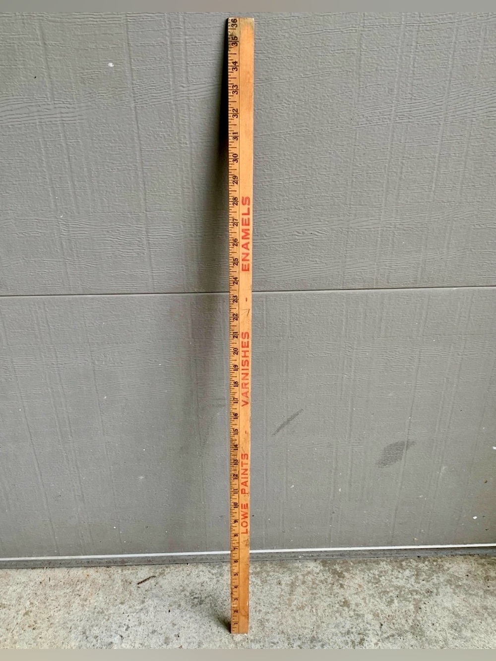Vtg Phillips Bros Grand Rapids Michigan Hardware Paint Advertising Yardstick